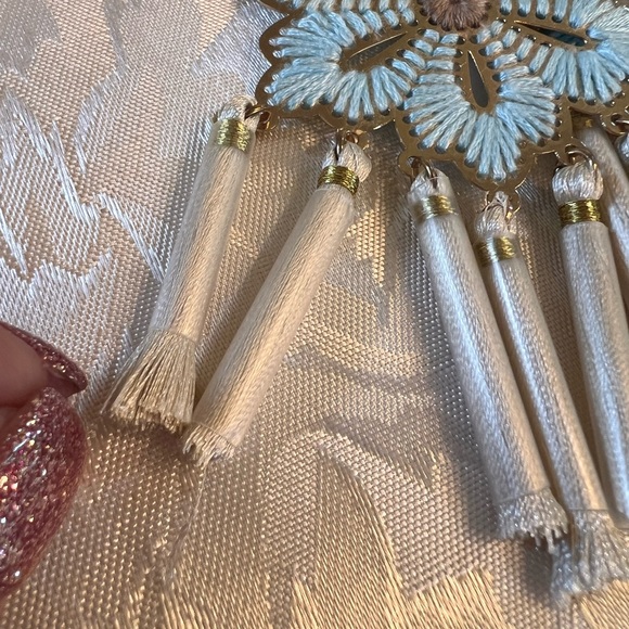 🌟New Gorgeous Threaded Chrome Earrings - Picture 3 of 8